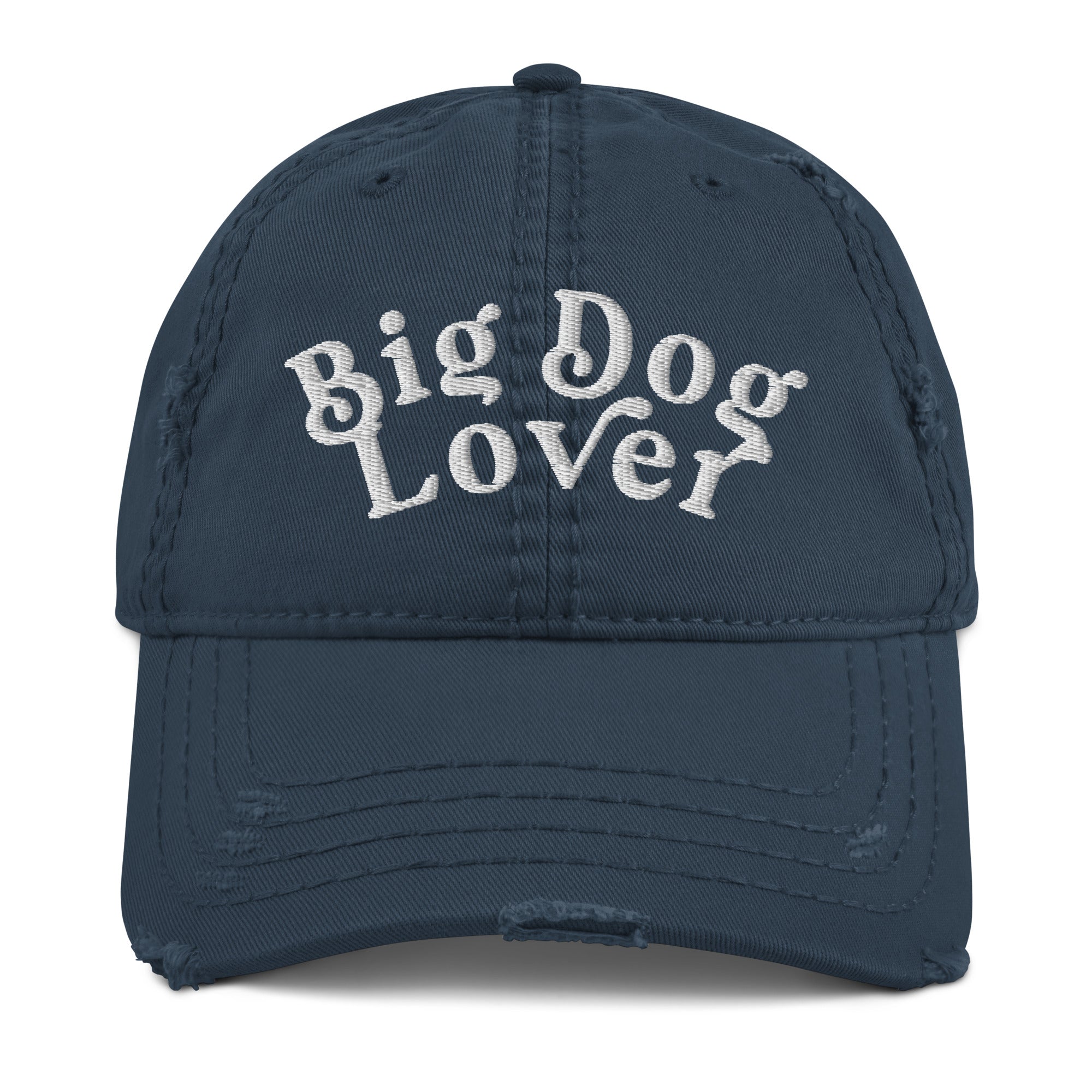 Big Dog Lover Distressed Dad Hat - Lucy + Norman