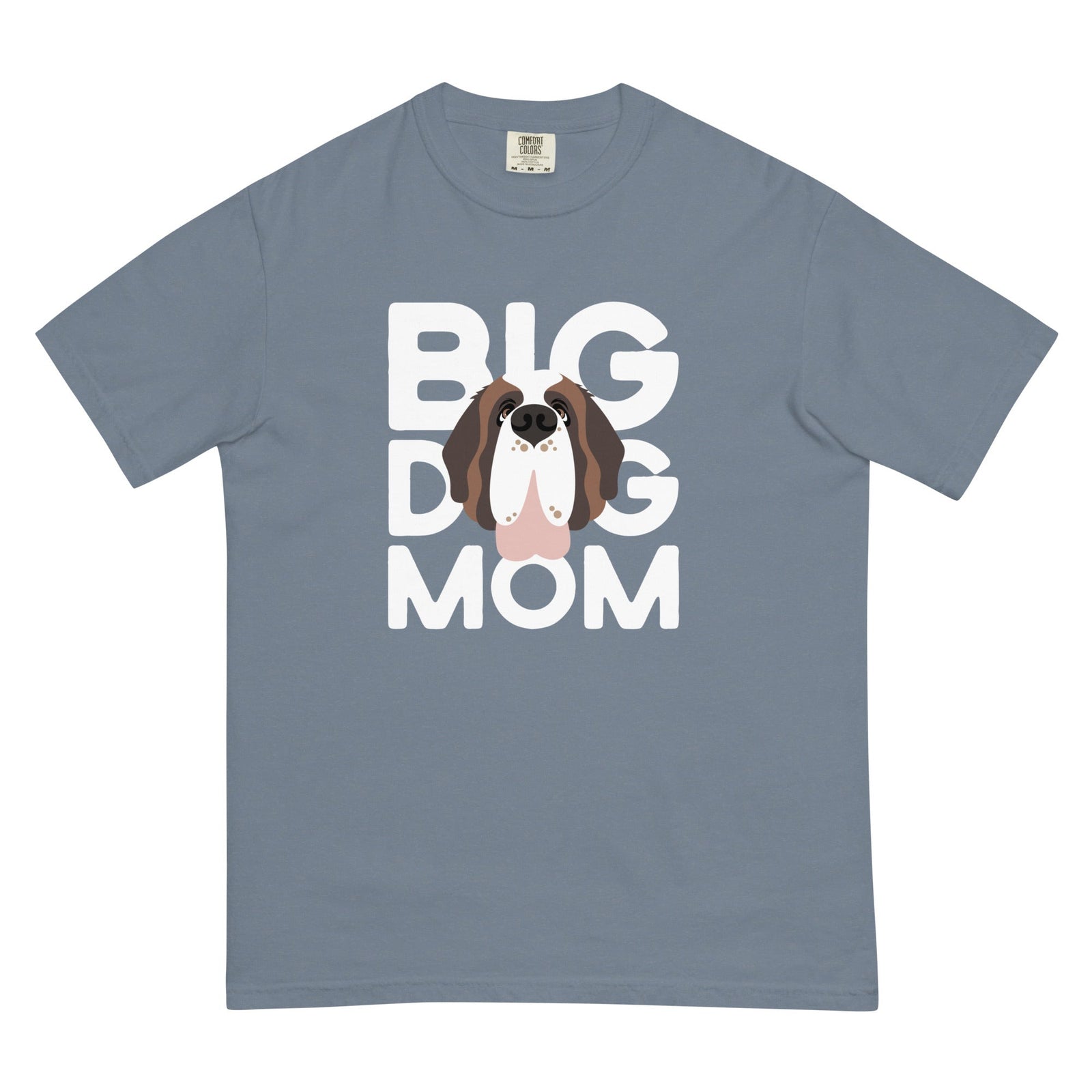 Big Dog Mom Comfort Colors Heavyweight T-Shirt - Dark Colors - Lucy + Norman