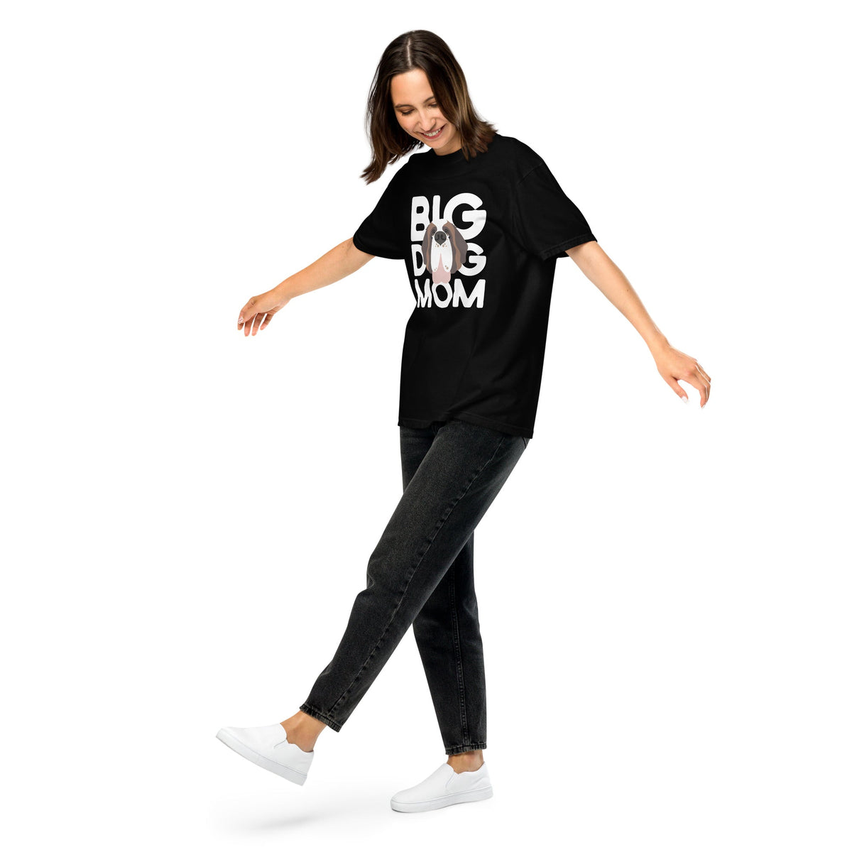 Big Dog Mom Comfort Colors Heavyweight T-Shirt - Dark Colors - Lucy + Norman