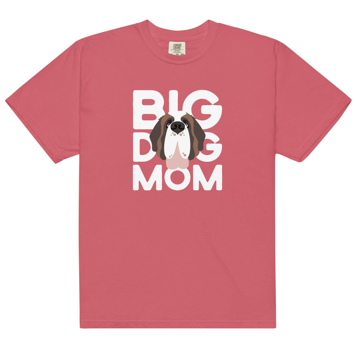 Big Dog Mom Comfort Colors Heavyweight T-Shirt - Dark Colors - Lucy + Norman
