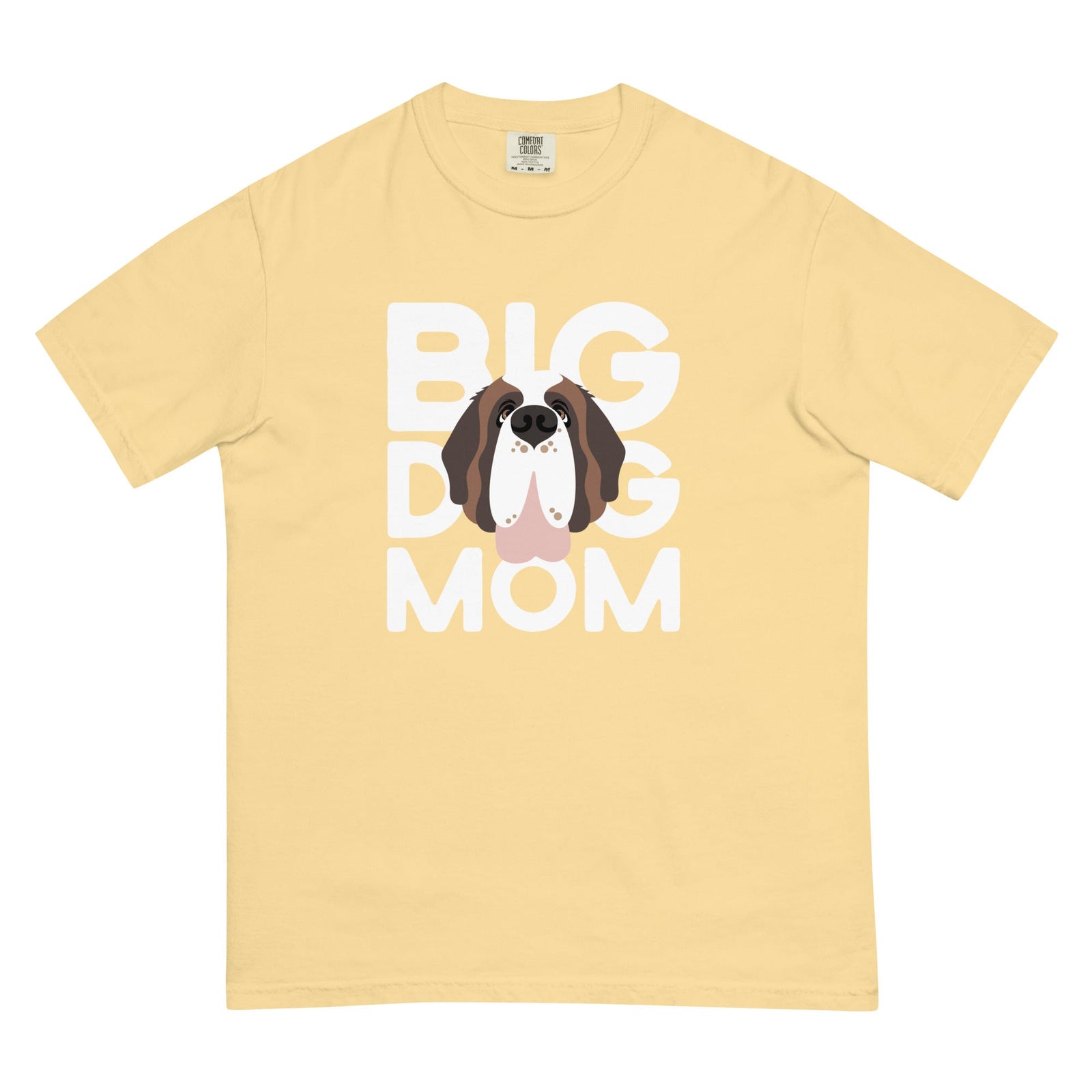 Big Dog Mom Comfort Colors Heavyweight T-Shirt - Light Colors - Lucy + Norman