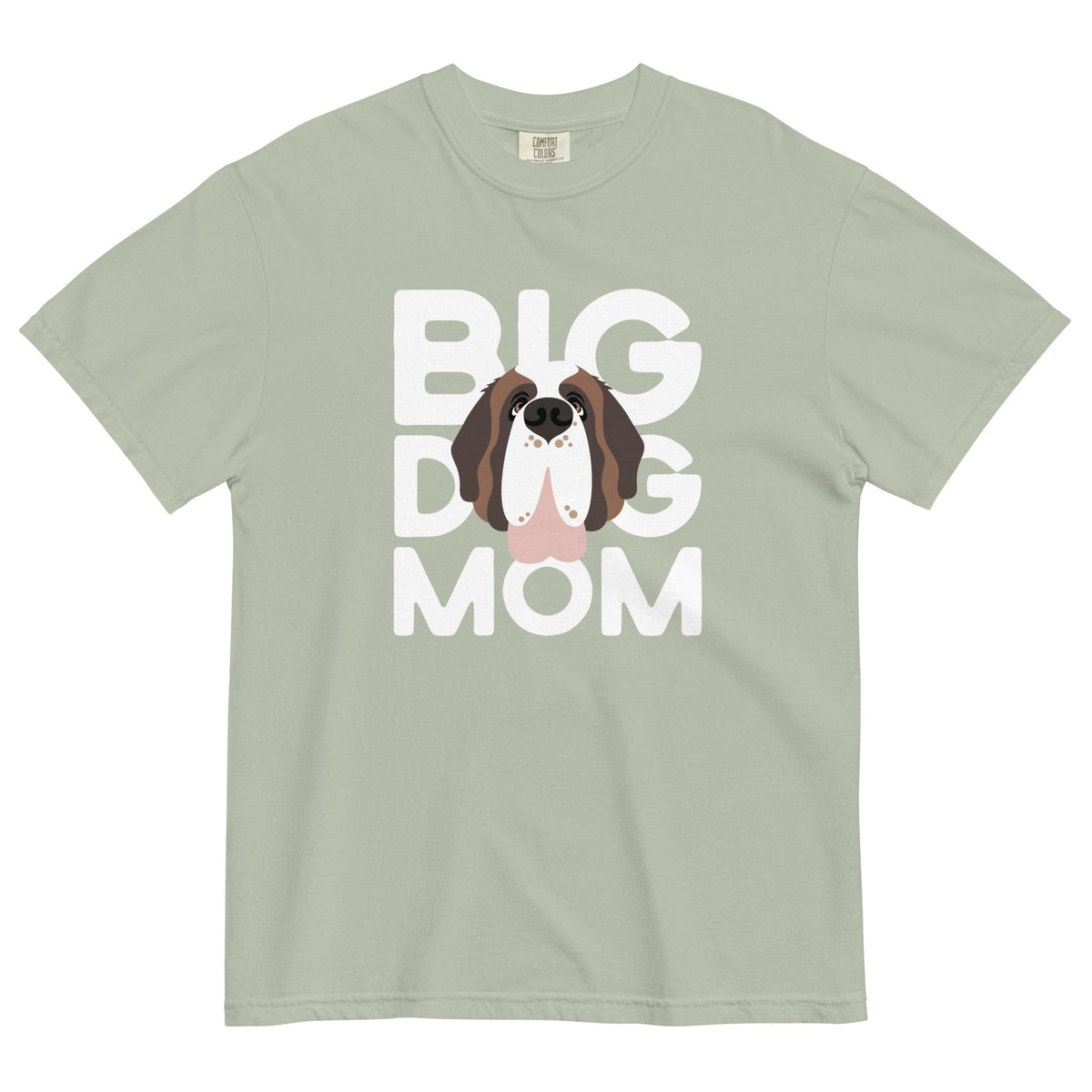 Big Dog Mom Comfort Colors Heavyweight T-Shirt - Light Colors - Lucy + Norman