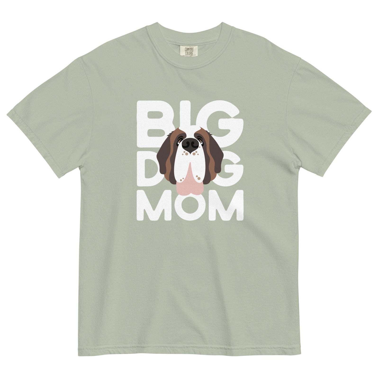 Big Dog Mom Comfort Colors Heavyweight T-Shirt - Light Colors - Lucy + Norman