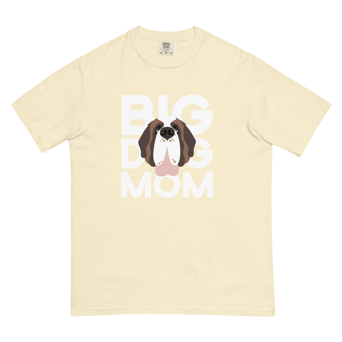 Big Dog Mom Comfort Colors Heavyweight T-Shirt - Light Colors - Lucy + Norman