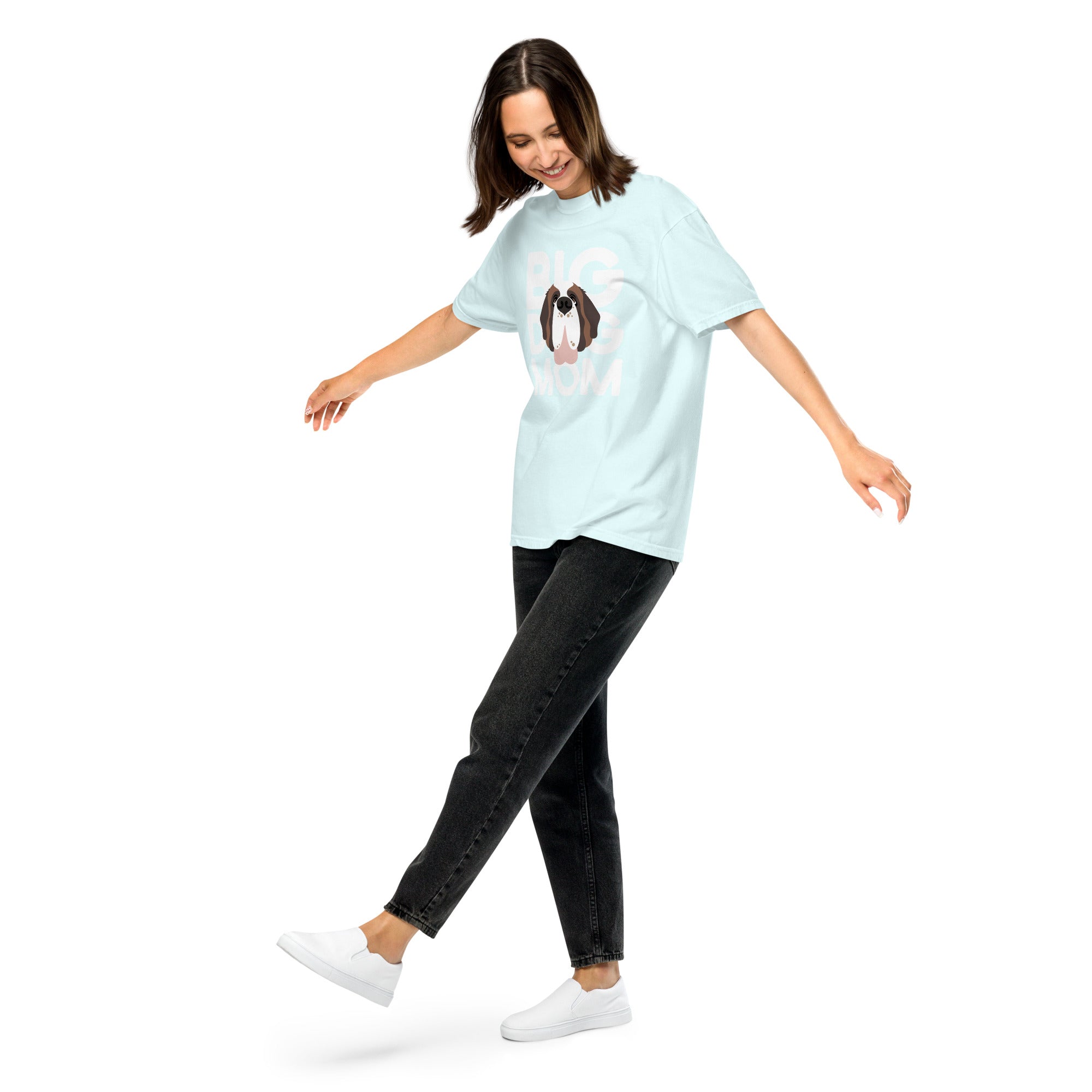 Big Dog Mom Comfort Colors Heavyweight T-Shirt - Light Colors - Lucy + Norman