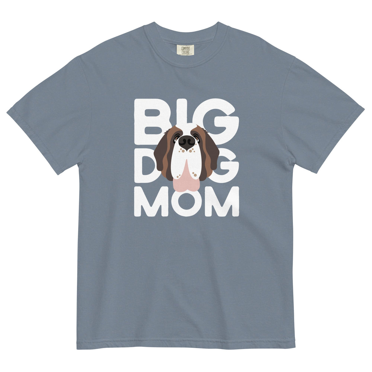 Big Dog Mom Comfort Colors Heavyweight T-Shirt - Light Colors - Lucy + Norman