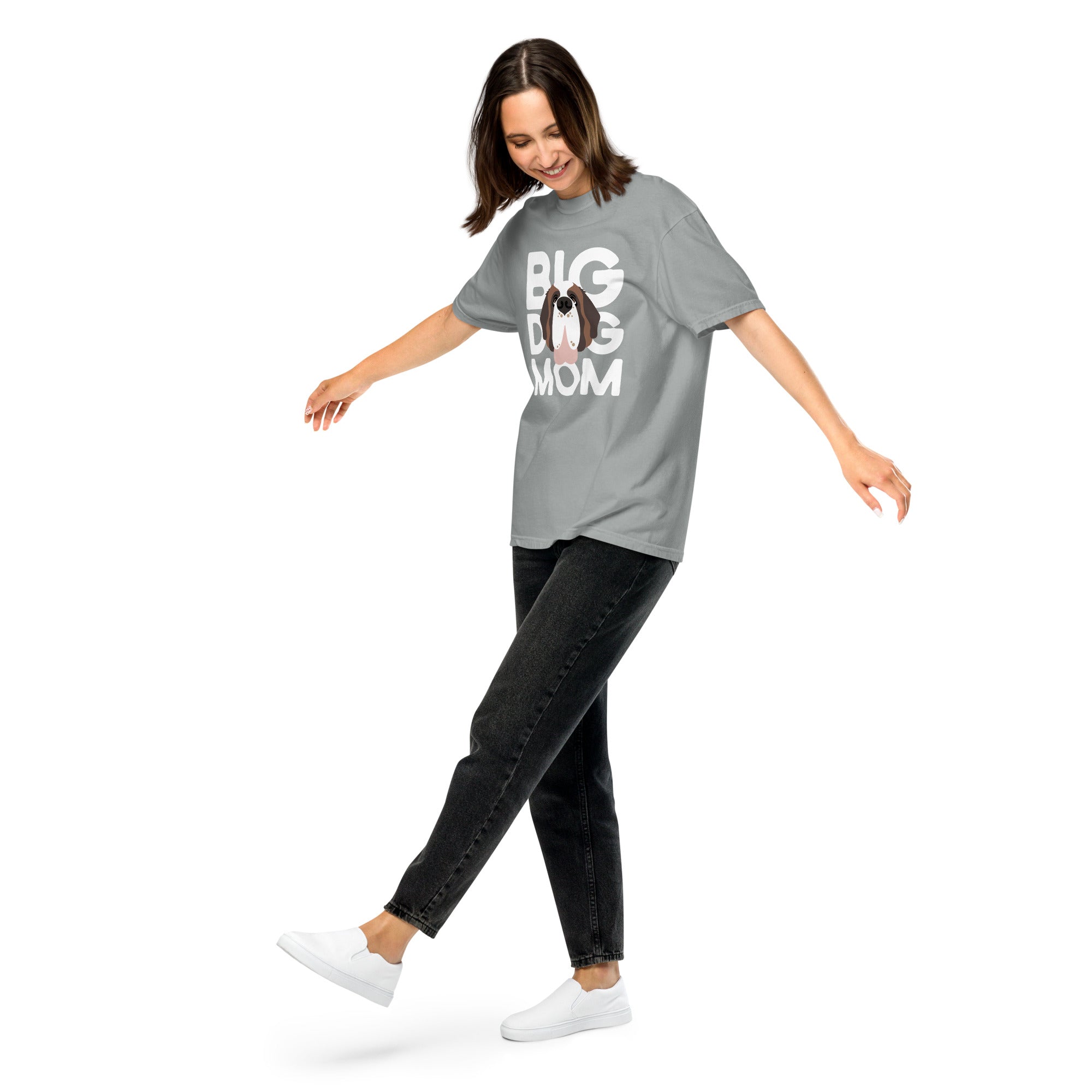 Big Dog Mom Comfort Colors Heavyweight T-Shirt - Light Colors - Lucy + Norman