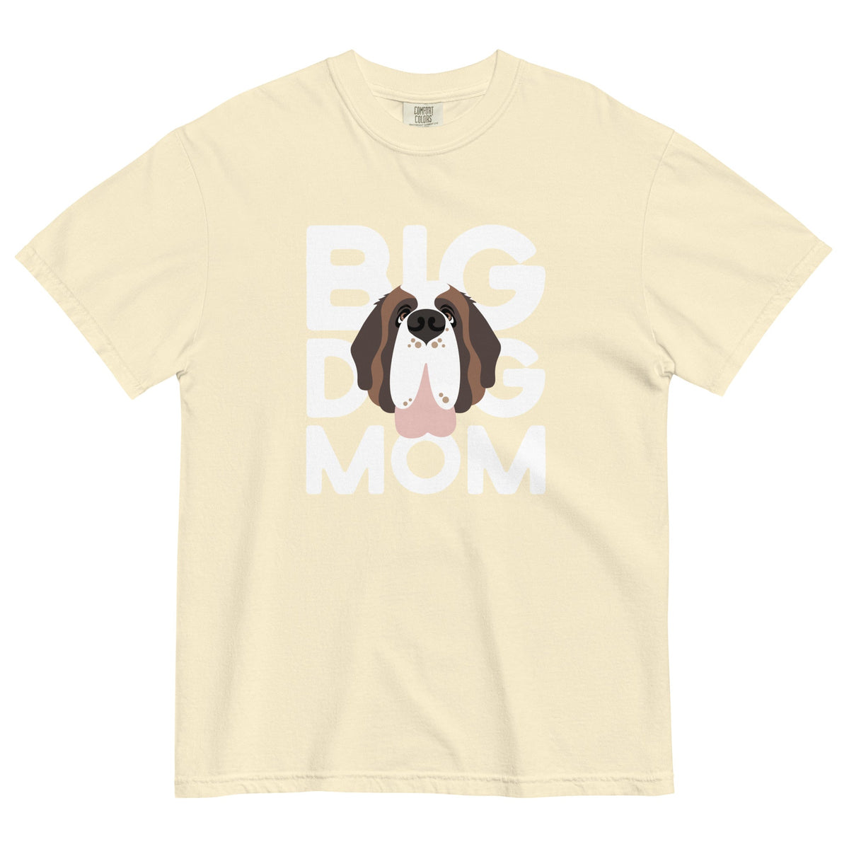 Big Dog Mom Comfort Colors Heavyweight T-Shirt - Light Colors - Lucy + Norman