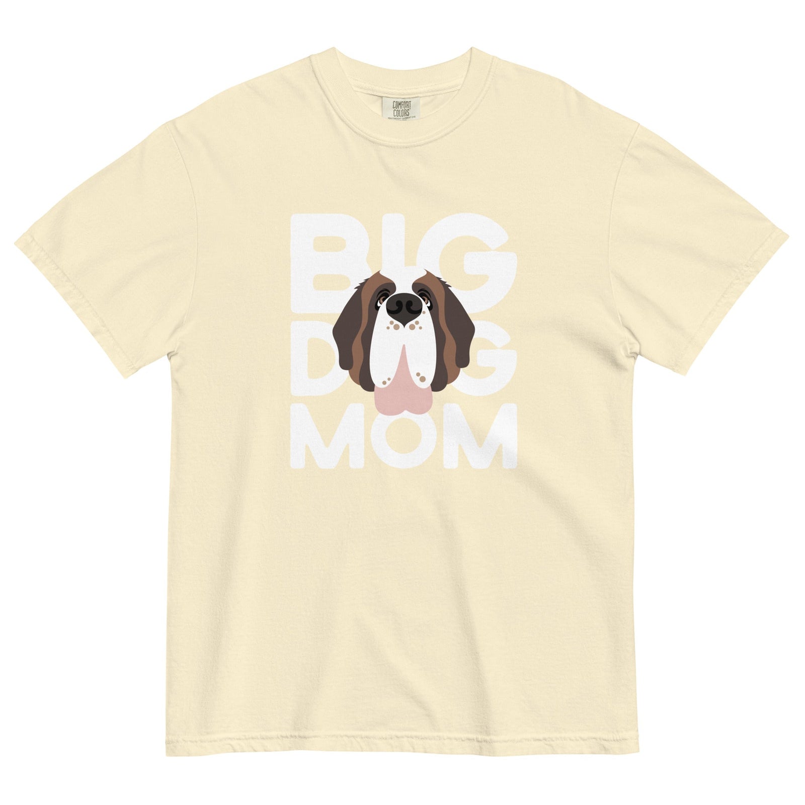 Big Dog Mom Comfort Colors Heavyweight T-Shirt - Light Colors - Lucy + Norman