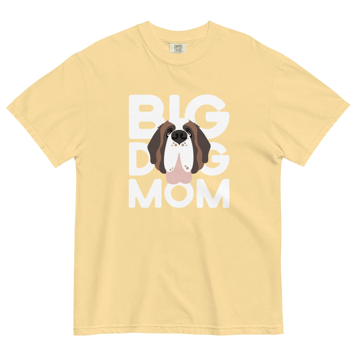 Big Dog Mom Comfort Colors Heavyweight T-Shirt - Light Colors - Lucy + Norman