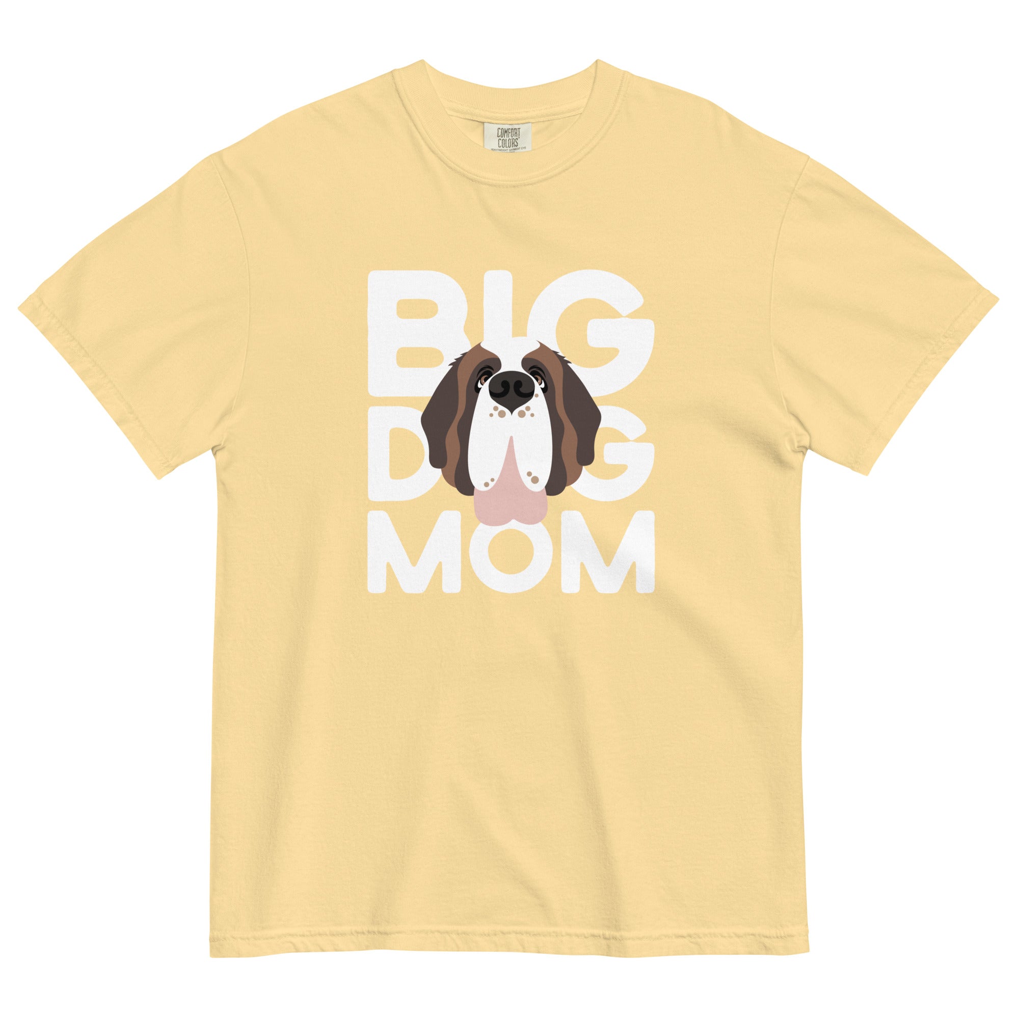 Big Dog Mom Comfort Colors Heavyweight T-Shirt - Light Colors - Lucy + Norman