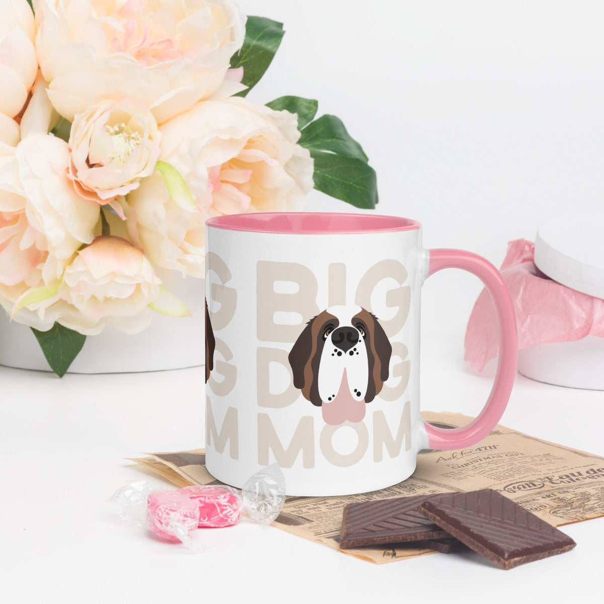 Big Dog Mom Mug + Color Inside - Lucy + Norman