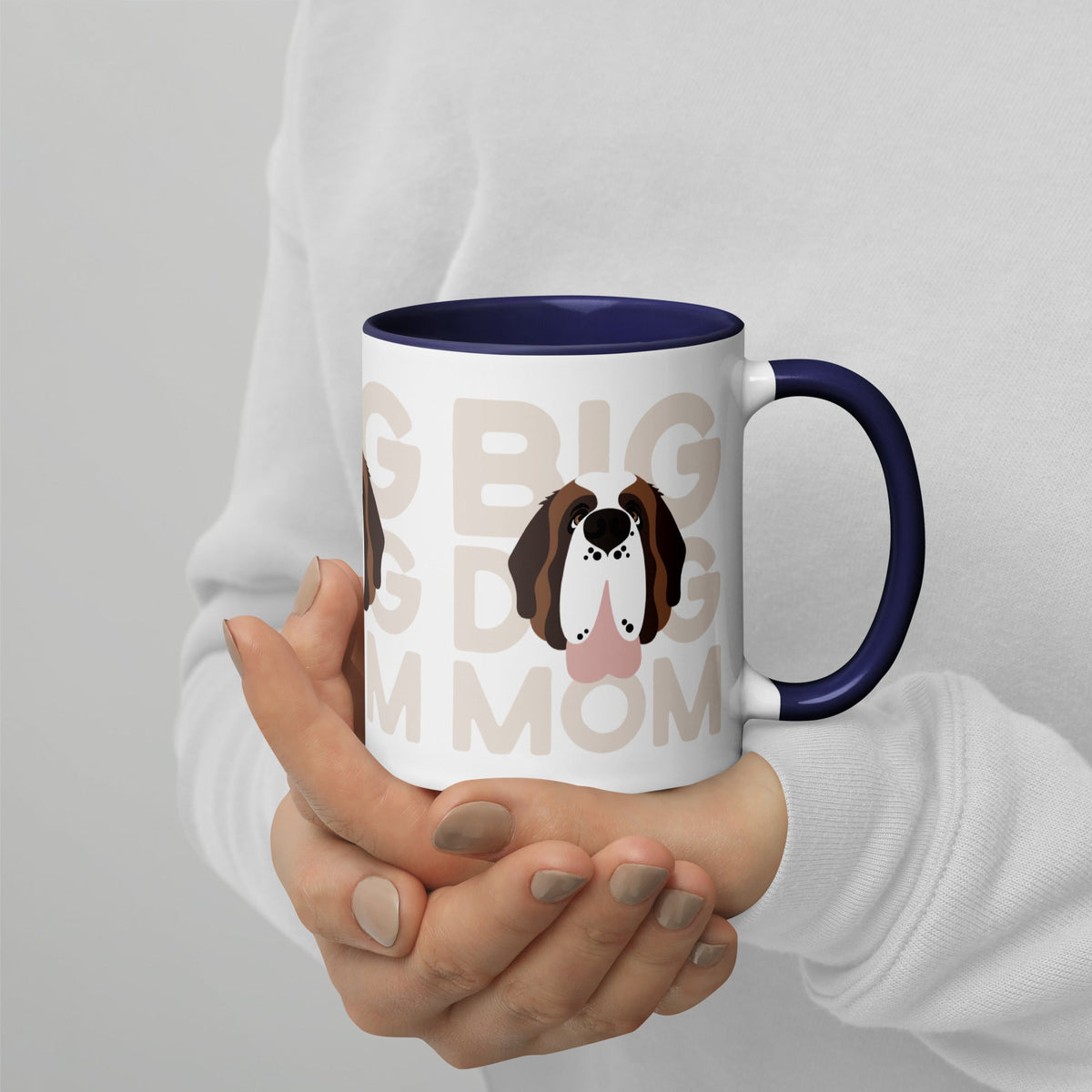Big Dog Mom Mug + Color Inside - Lucy + Norman