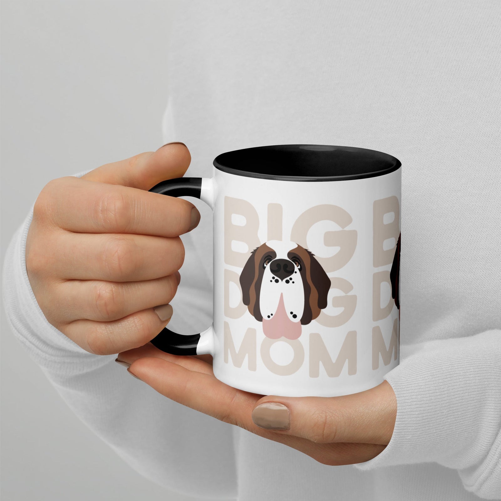 Big Dog Mom Mug + Color Inside - Lucy + Norman
