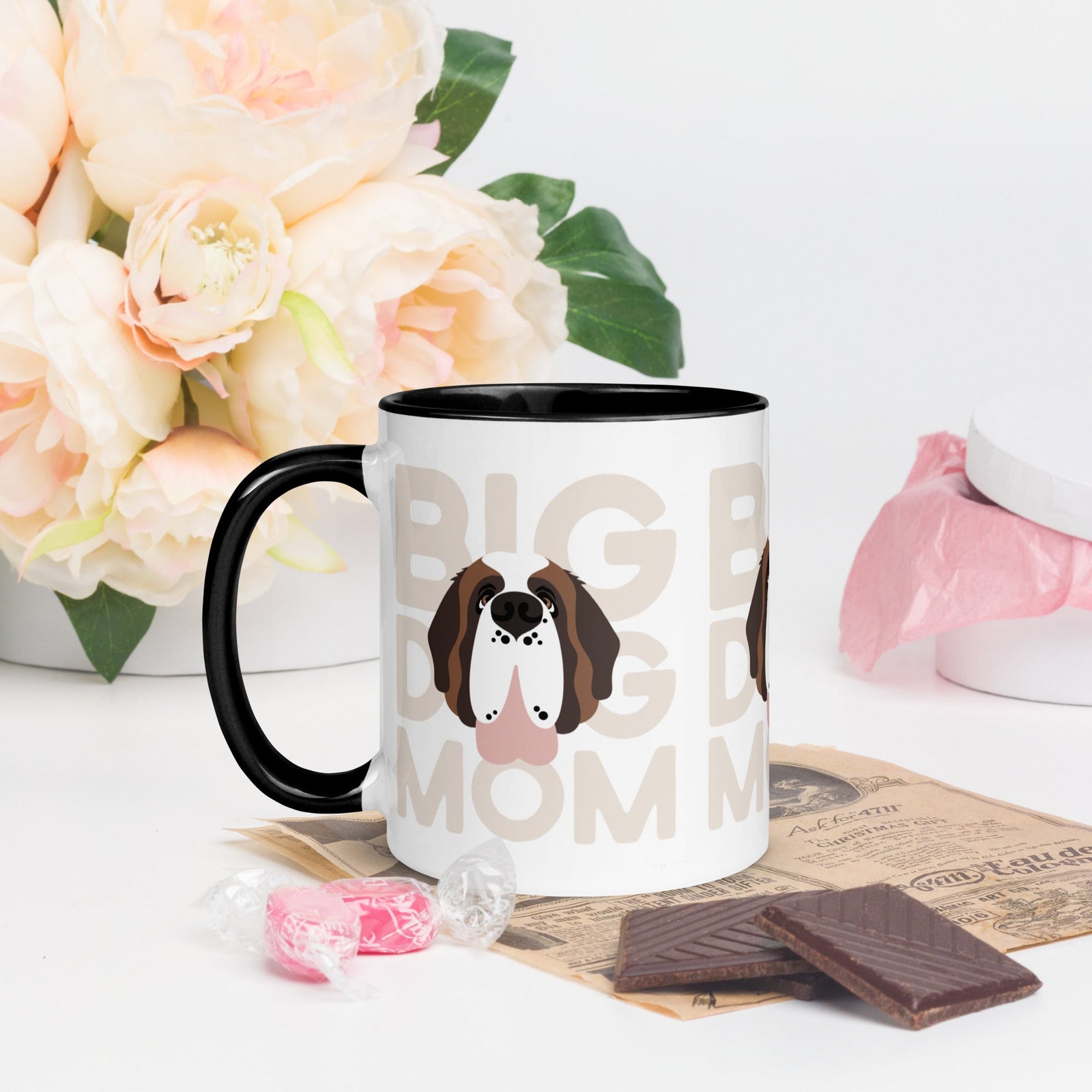 Big Dog Mom Mug + Color Inside - Lucy + Norman