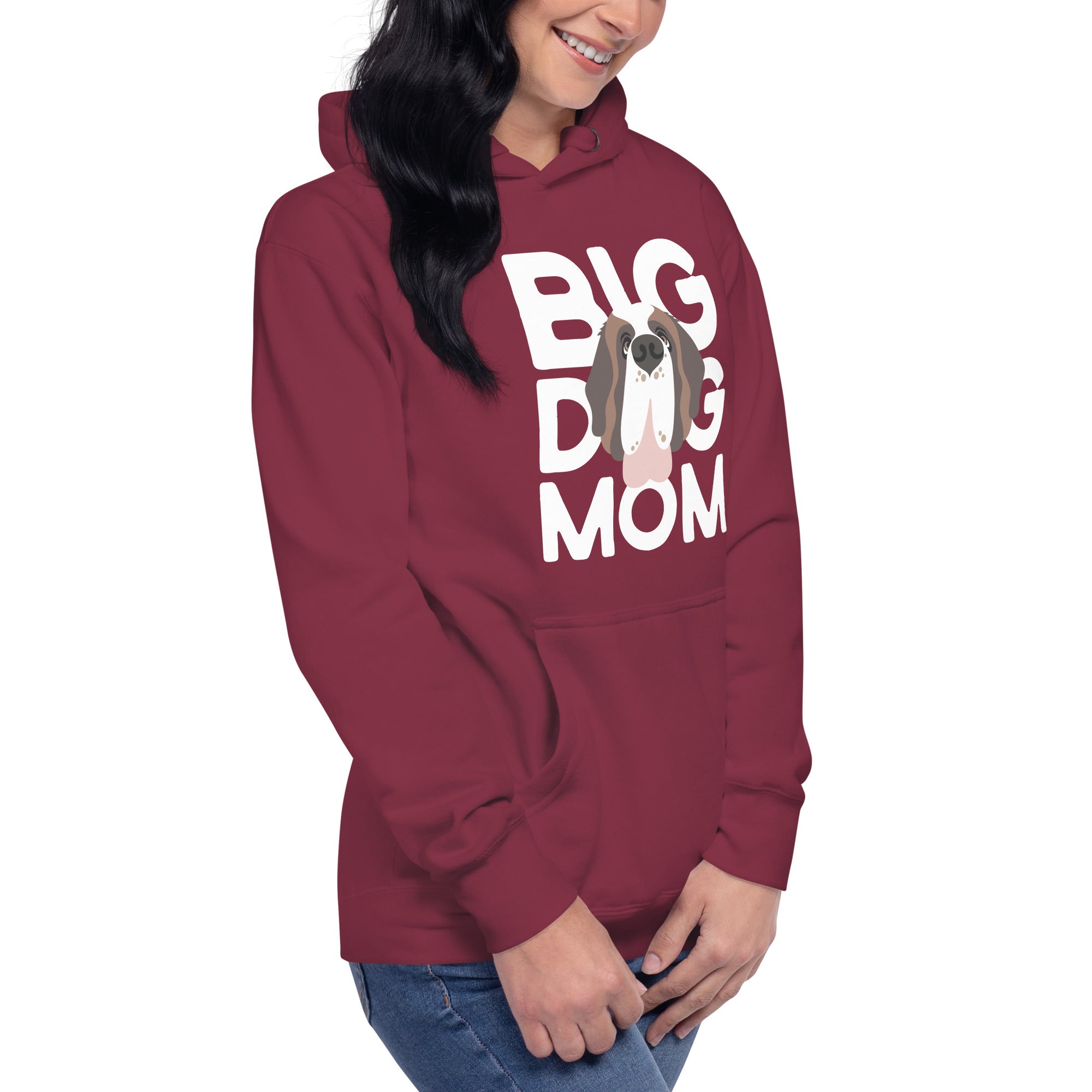 Big Dog Mom Premium Hoodie - Lucy + Norman