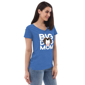 Big Dog Mom Recycled V-Neck T-Shirt - Lucy + Norman