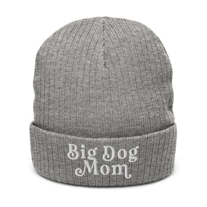 Big Dog Mom Ribbed Knit Beanie - Lucy + Norman