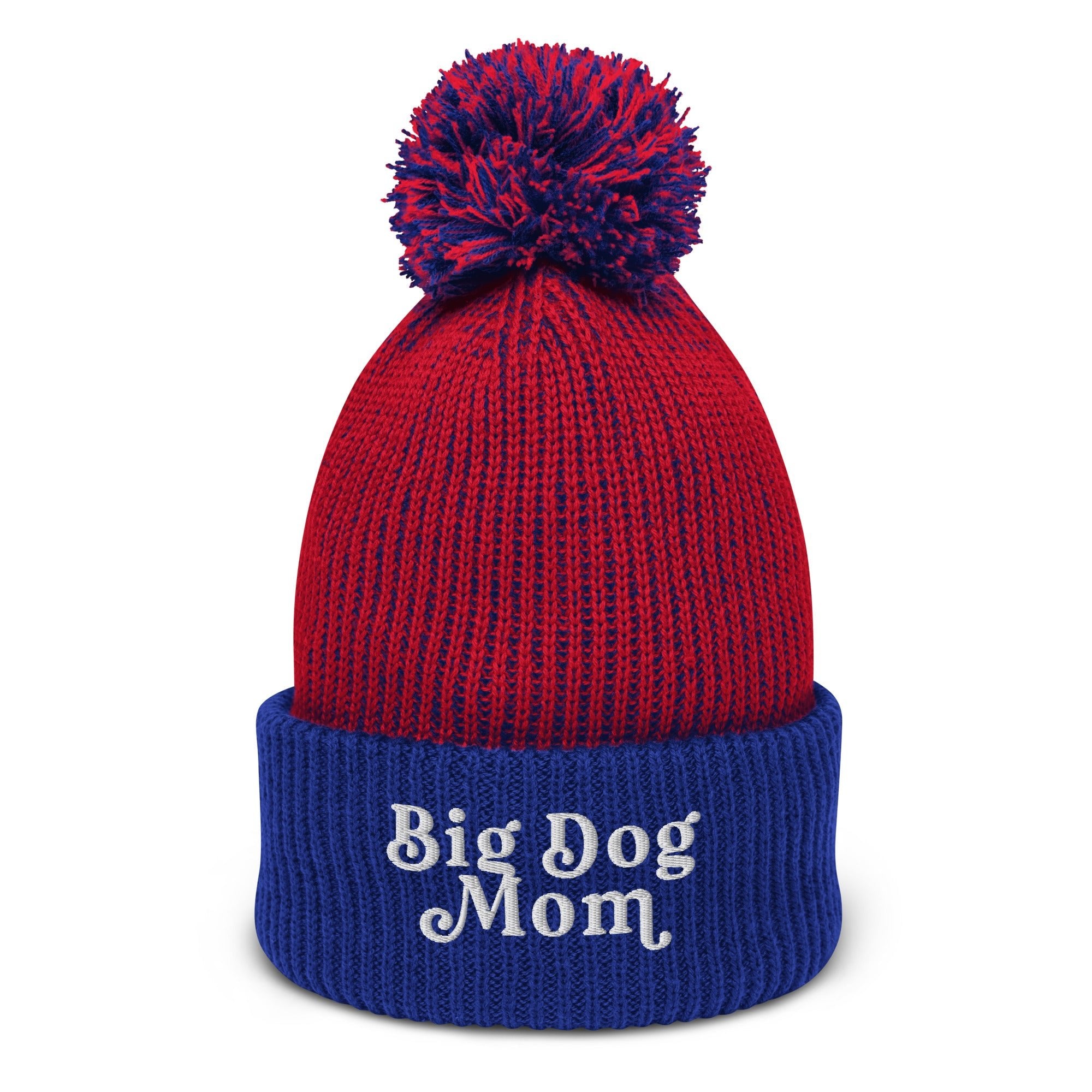 Big Dog Mom Speckled Pom-Pom Beanie - Lucy + Norman