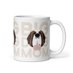 Big Dog Mom White Glossy Mug - Lucy + Norman