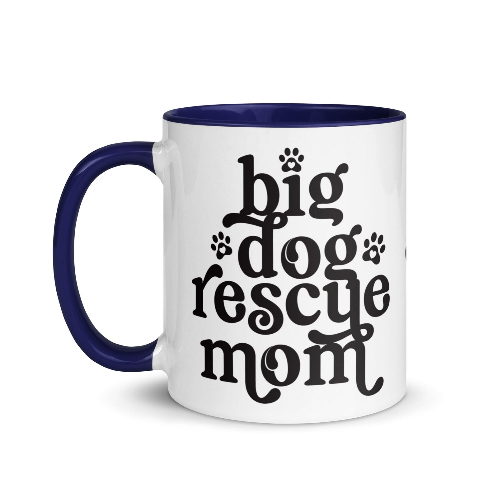 Big Dog Rescue Mom Mug with Color Inside - Lucy + Norman