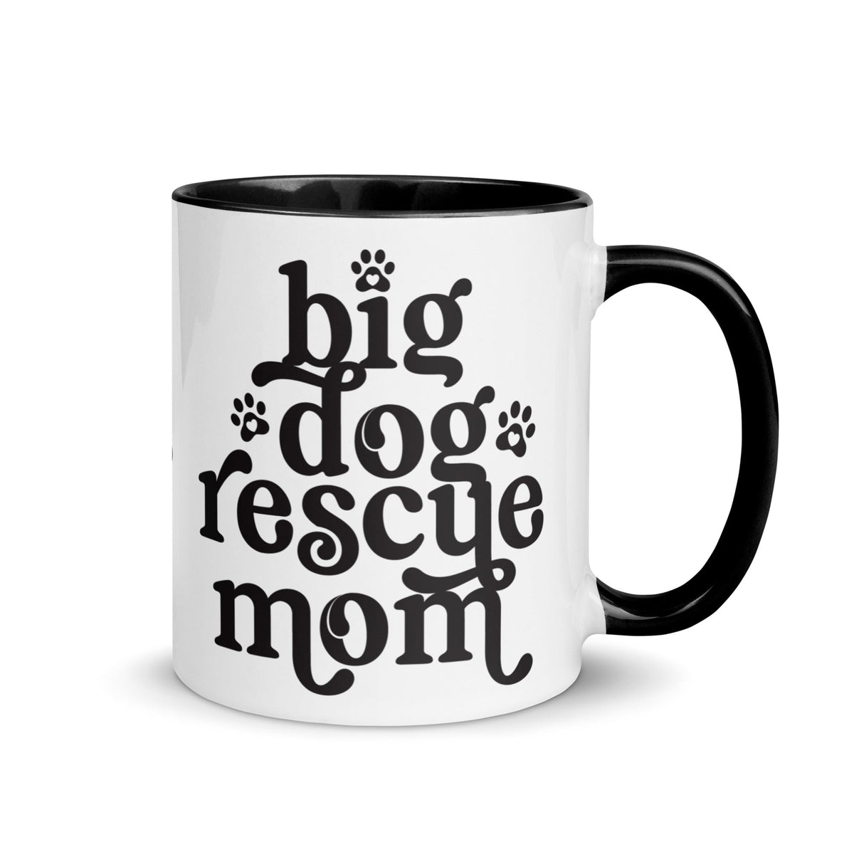 Big Dog Rescue Mom Mug with Color Inside - Lucy + Norman