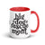 Big Dog Rescue Mom Mug with Color Inside - Lucy + Norman