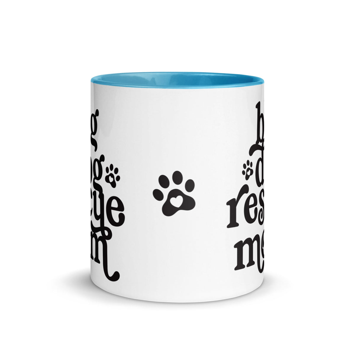 Big Dog Rescue Mom Mug with Color Inside - Lucy + Norman