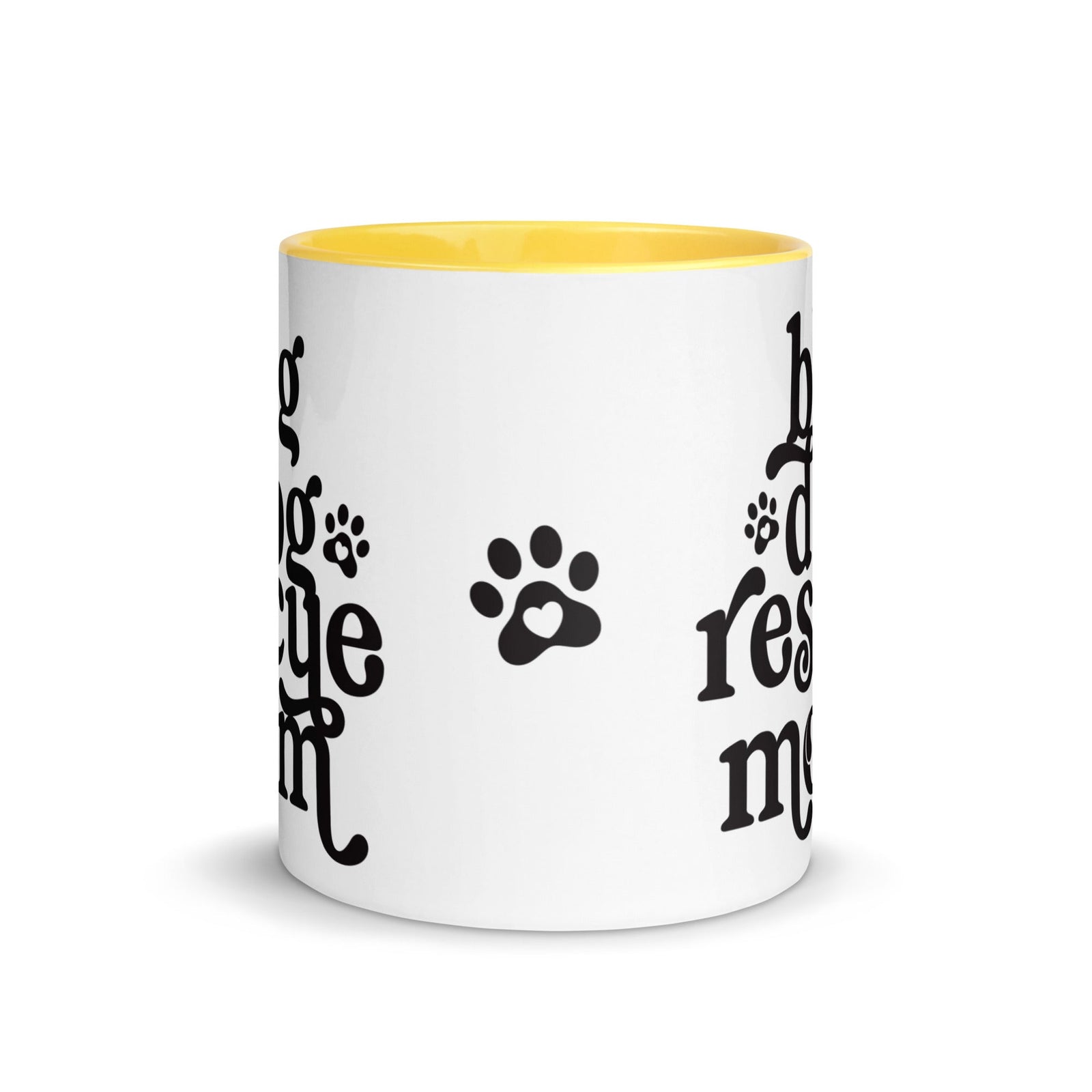 Big Dog Rescue Mom Mug with Color Inside - Lucy + Norman