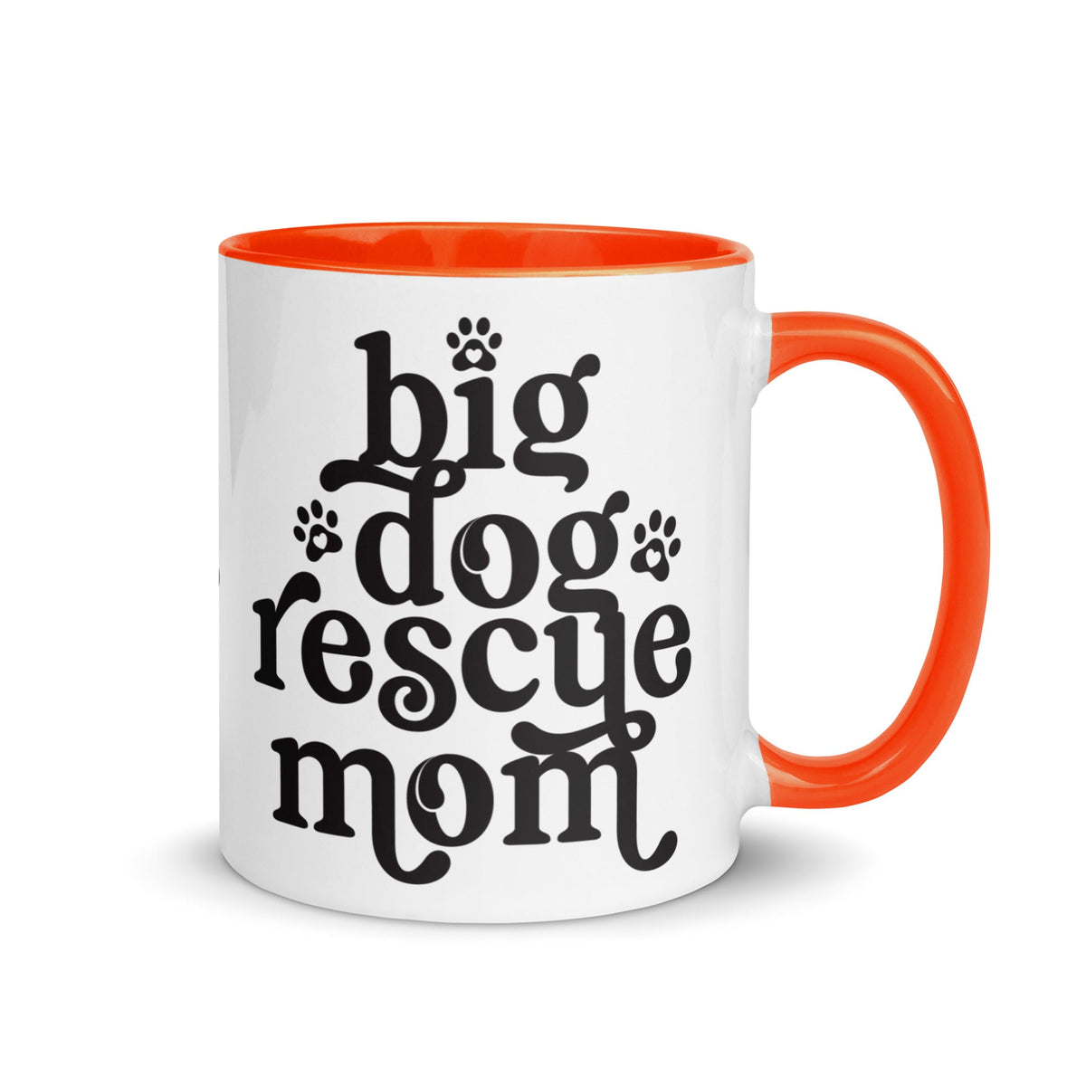 Big Dog Rescue Mom Mug with Color Inside - Lucy + Norman