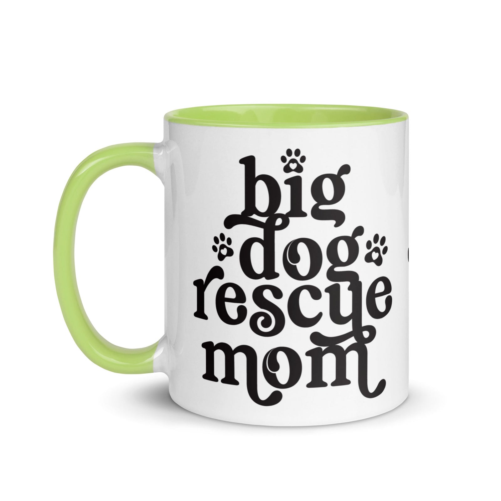 Big Dog Rescue Mom Mug with Color Inside - Lucy + Norman