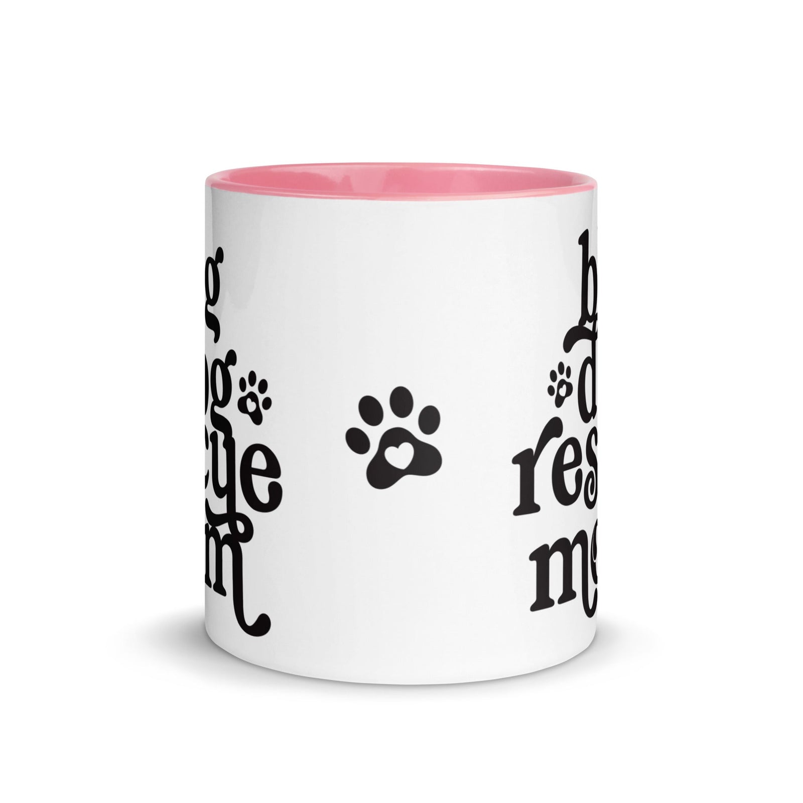 Big Dog Rescue Mom Mug with Color Inside - Lucy + Norman