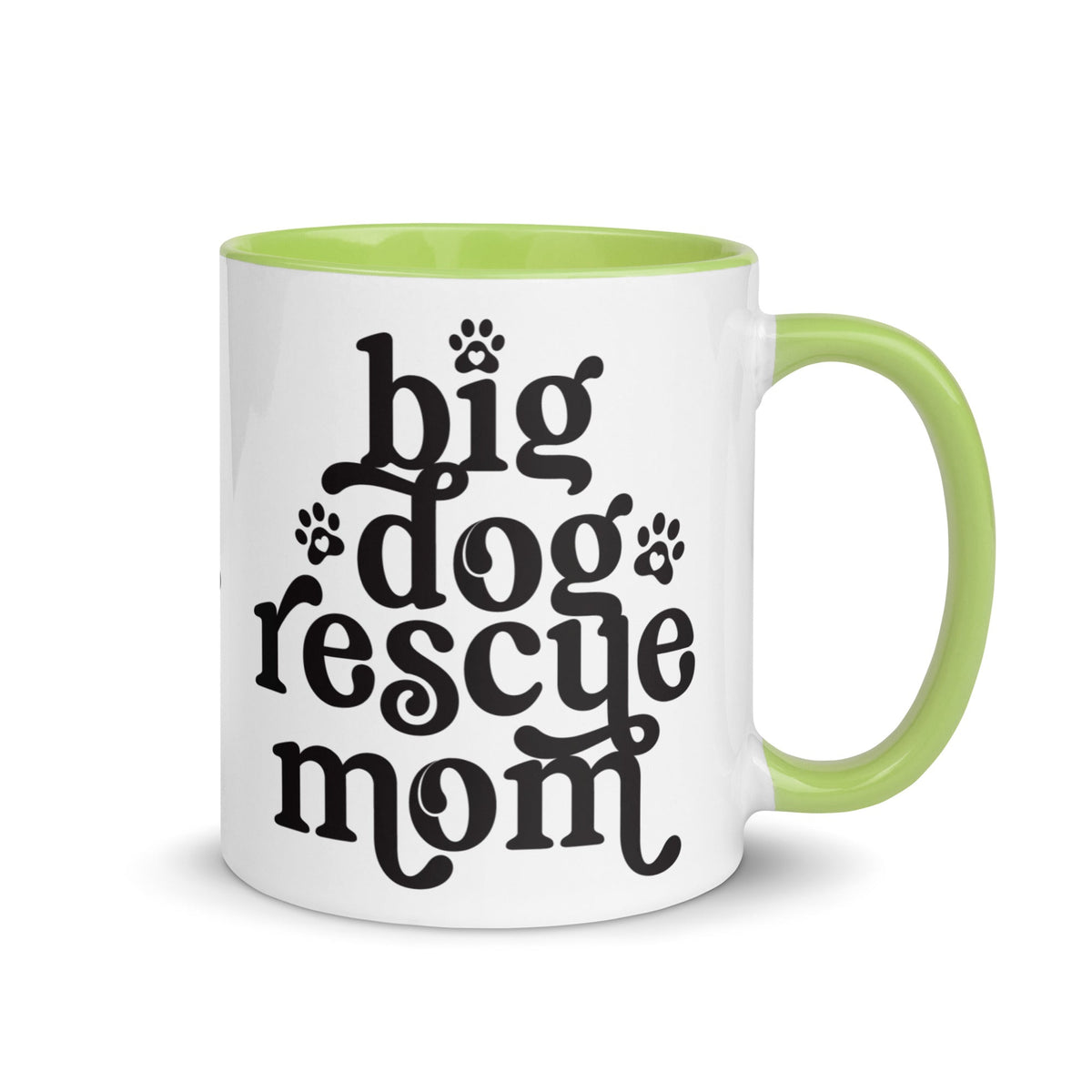 Big Dog Rescue Mom Mug with Color Inside - Lucy + Norman