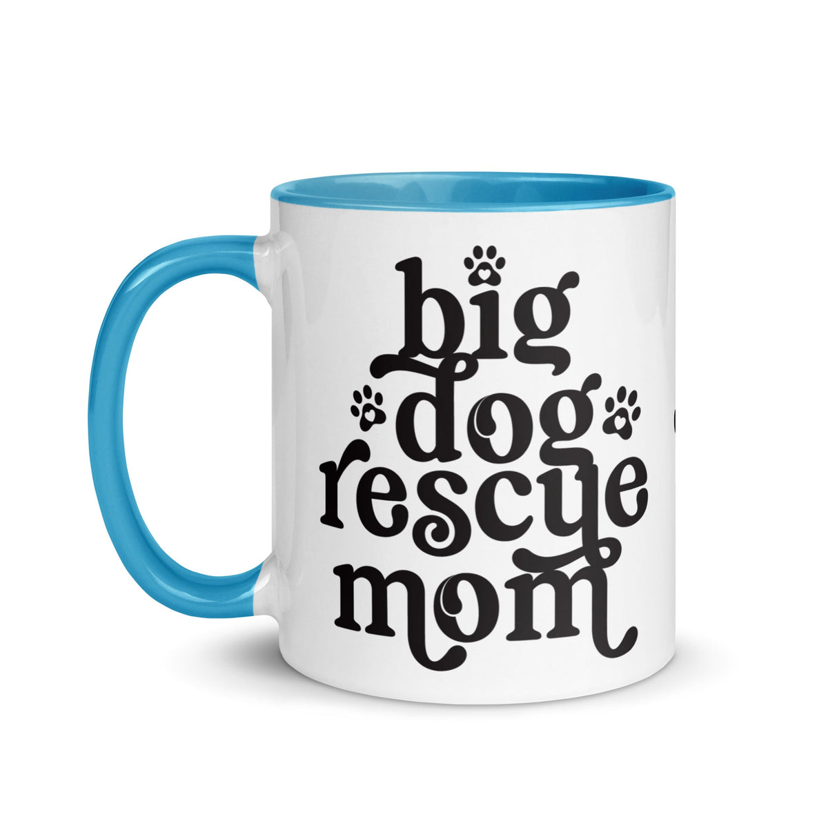 Big Dog Rescue Mom Mug with Color Inside - Lucy + Norman