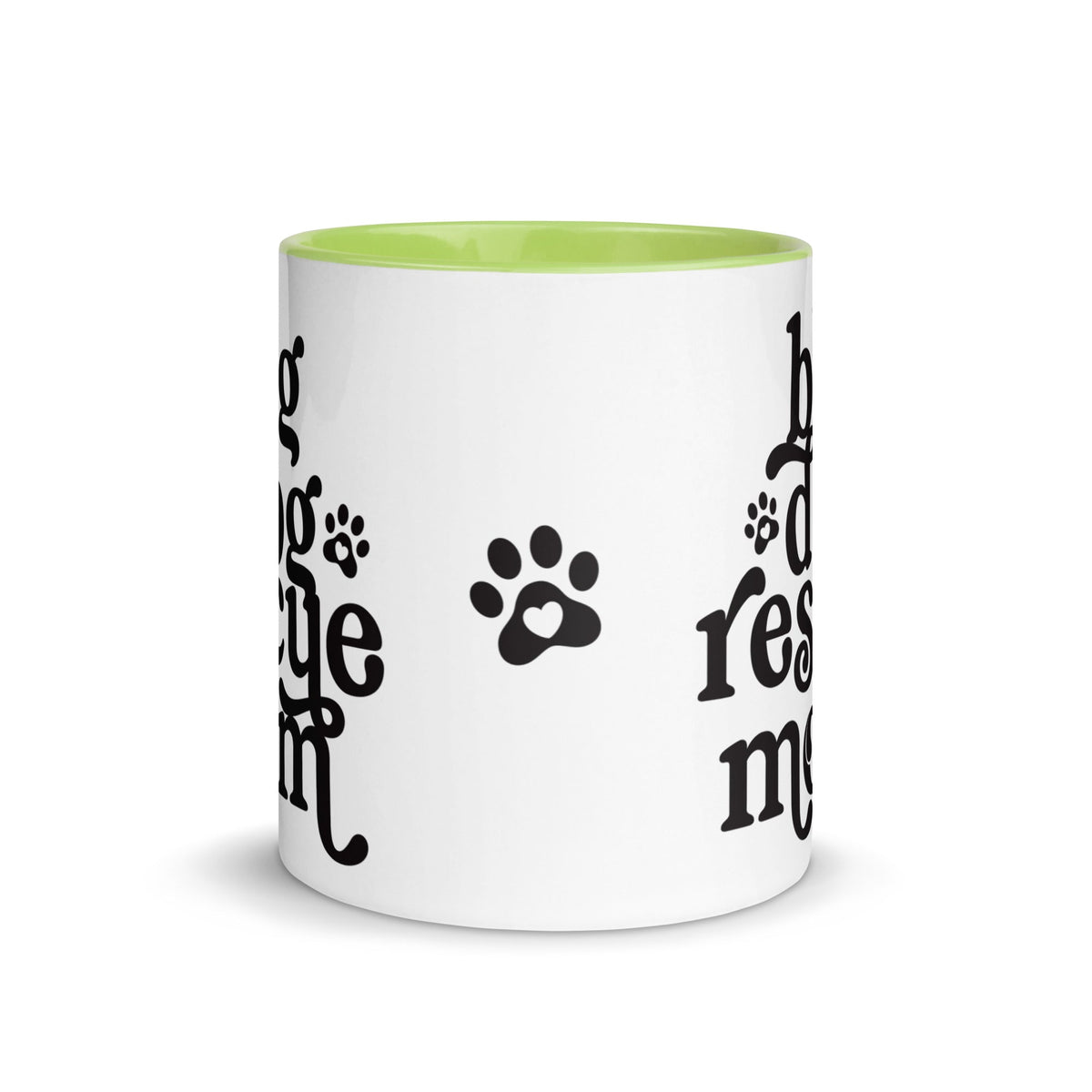 Big Dog Rescue Mom Mug with Color Inside - Lucy + Norman