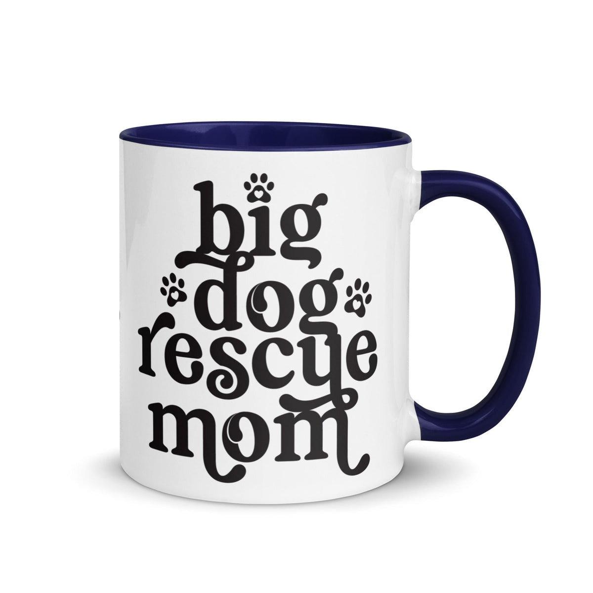 Big Dog Rescue Mom Mug with Color Inside - Lucy + Norman