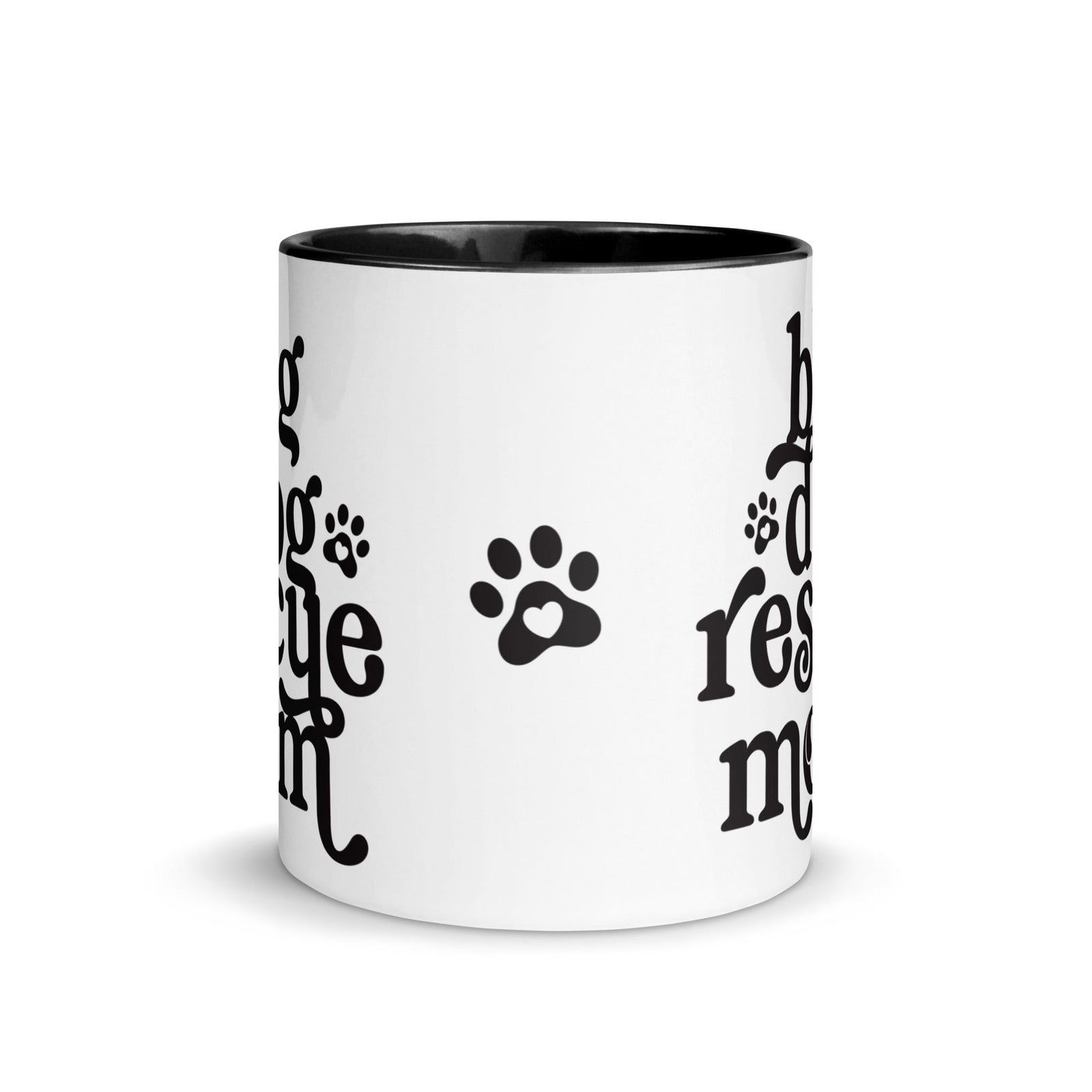 Big Dog Rescue Mom Mug with Color Inside - Lucy + Norman