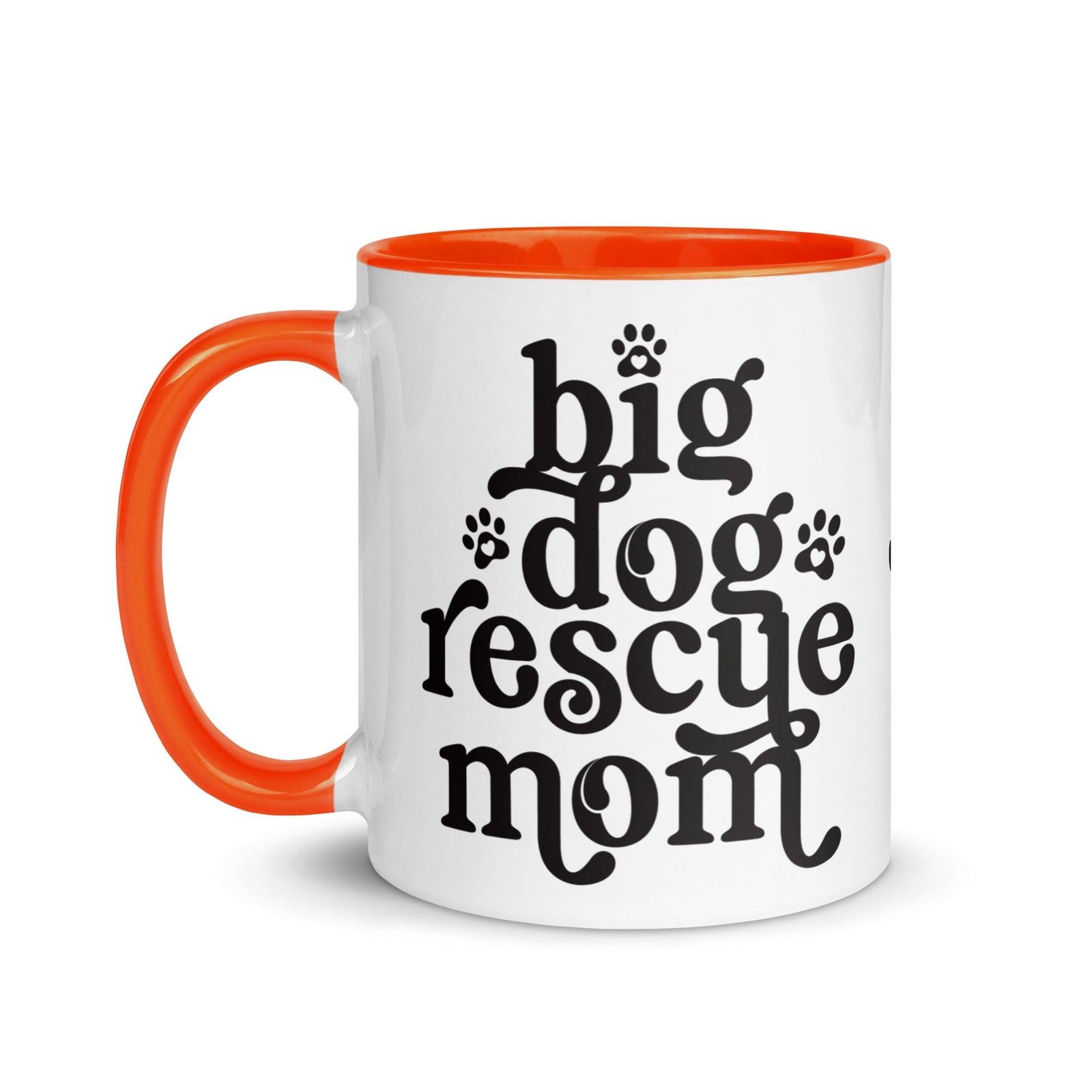 Big Dog Rescue Mom Mug with Color Inside - Lucy + Norman