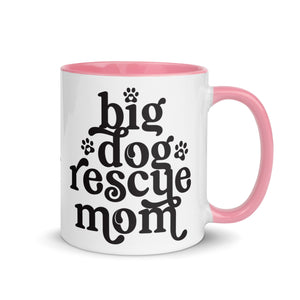 Big Dog Rescue Mom Mug with Color Inside - Lucy + Norman