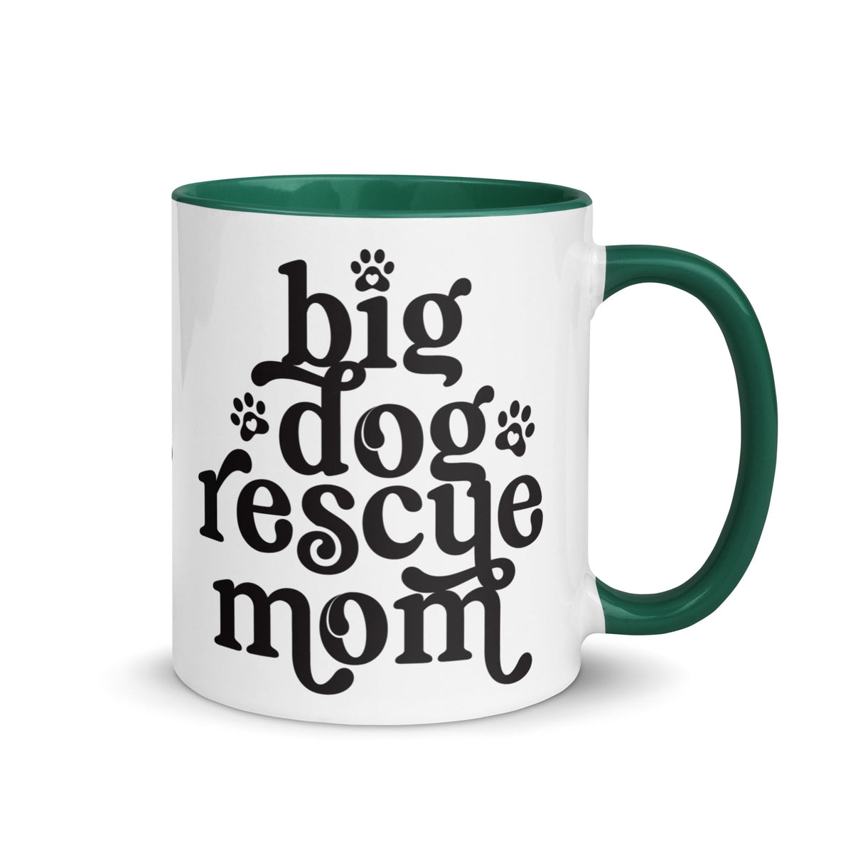 Big Dog Rescue Mom Mug with Color Inside - Lucy + Norman