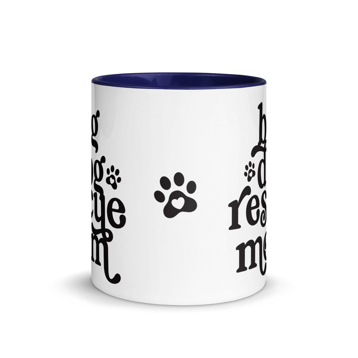 Big Dog Rescue Mom Mug with Color Inside - Lucy + Norman