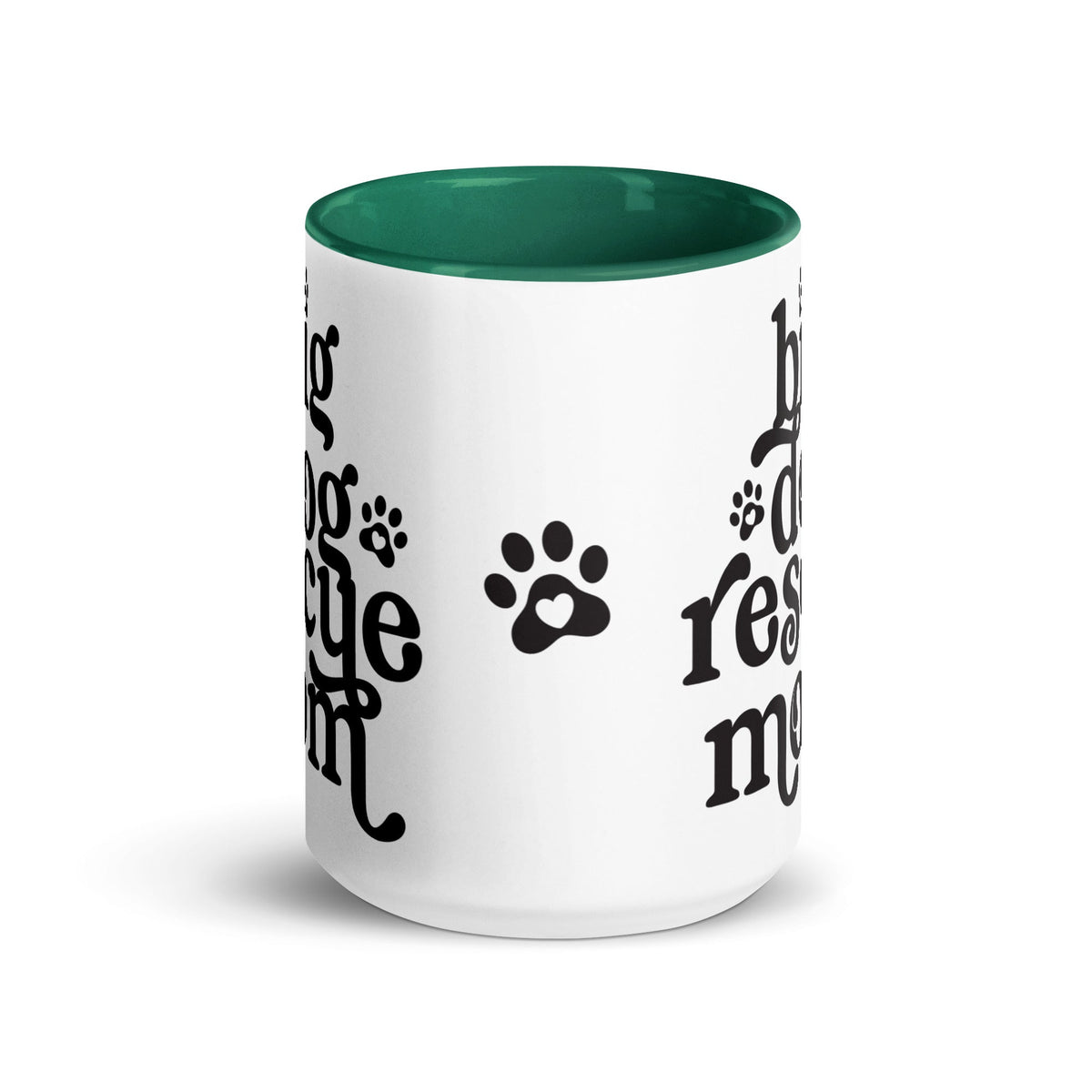Big Dog Rescue Mom Mug with Color Inside - Lucy + Norman