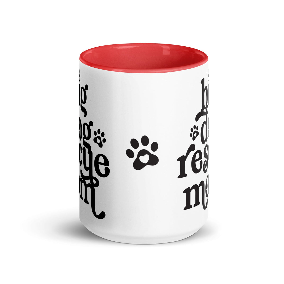 Big Dog Rescue Mom Mug with Color Inside - Lucy + Norman