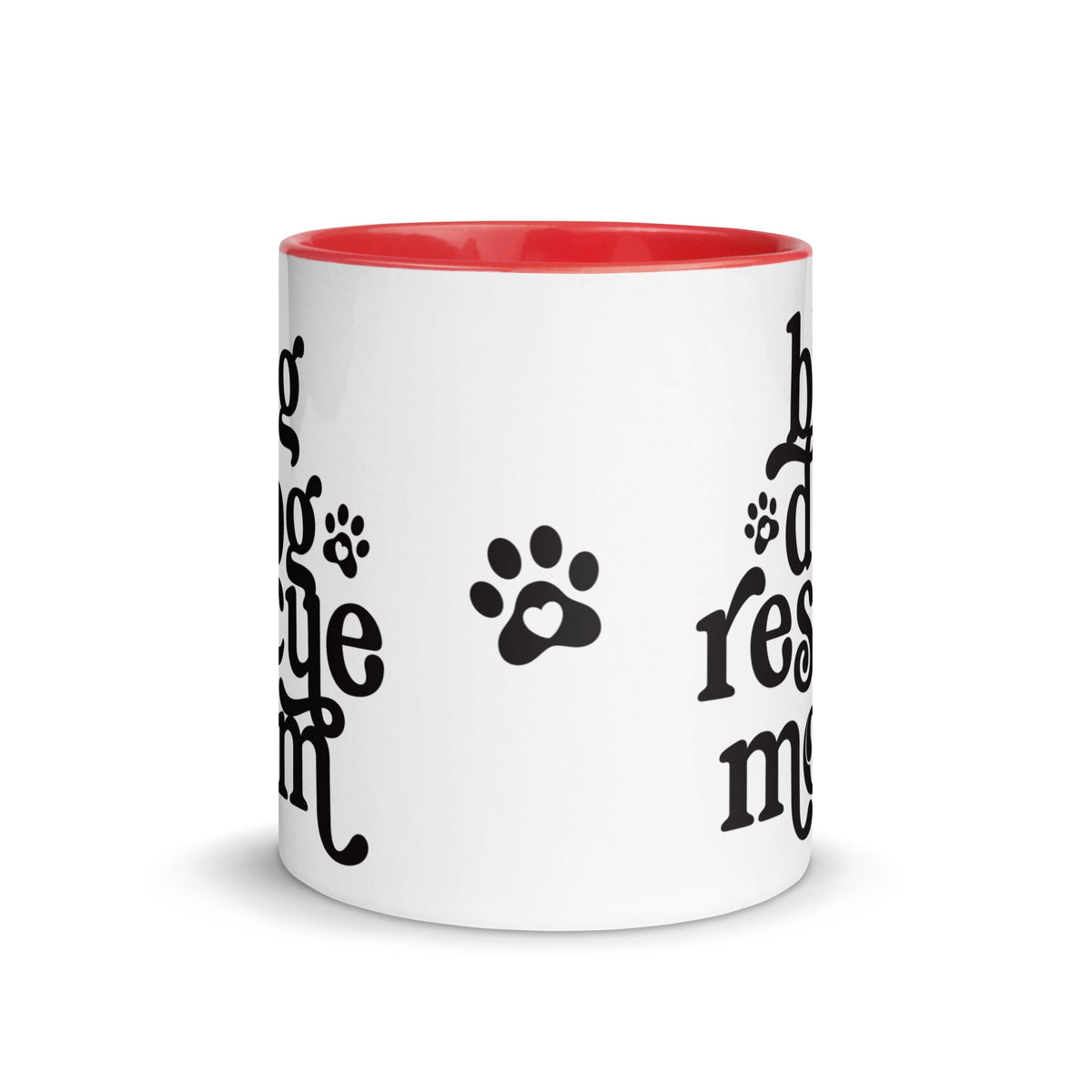 Big Dog Rescue Mom Mug with Color Inside - Lucy + Norman