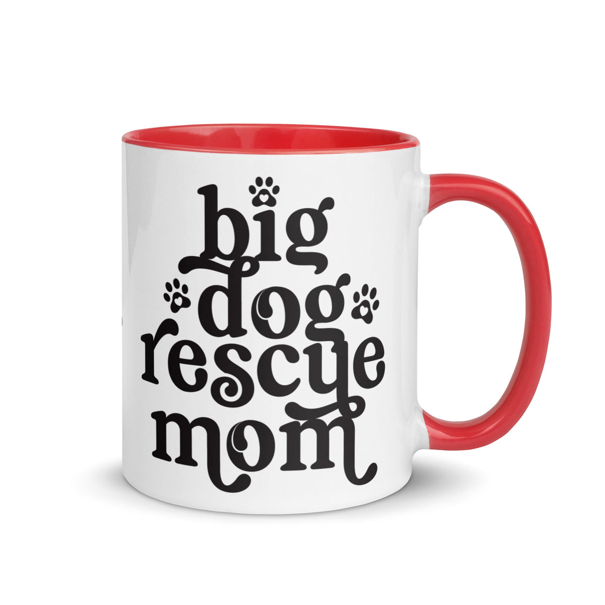 Big Dog Rescue Mom Mug with Color Inside - Lucy + Norman