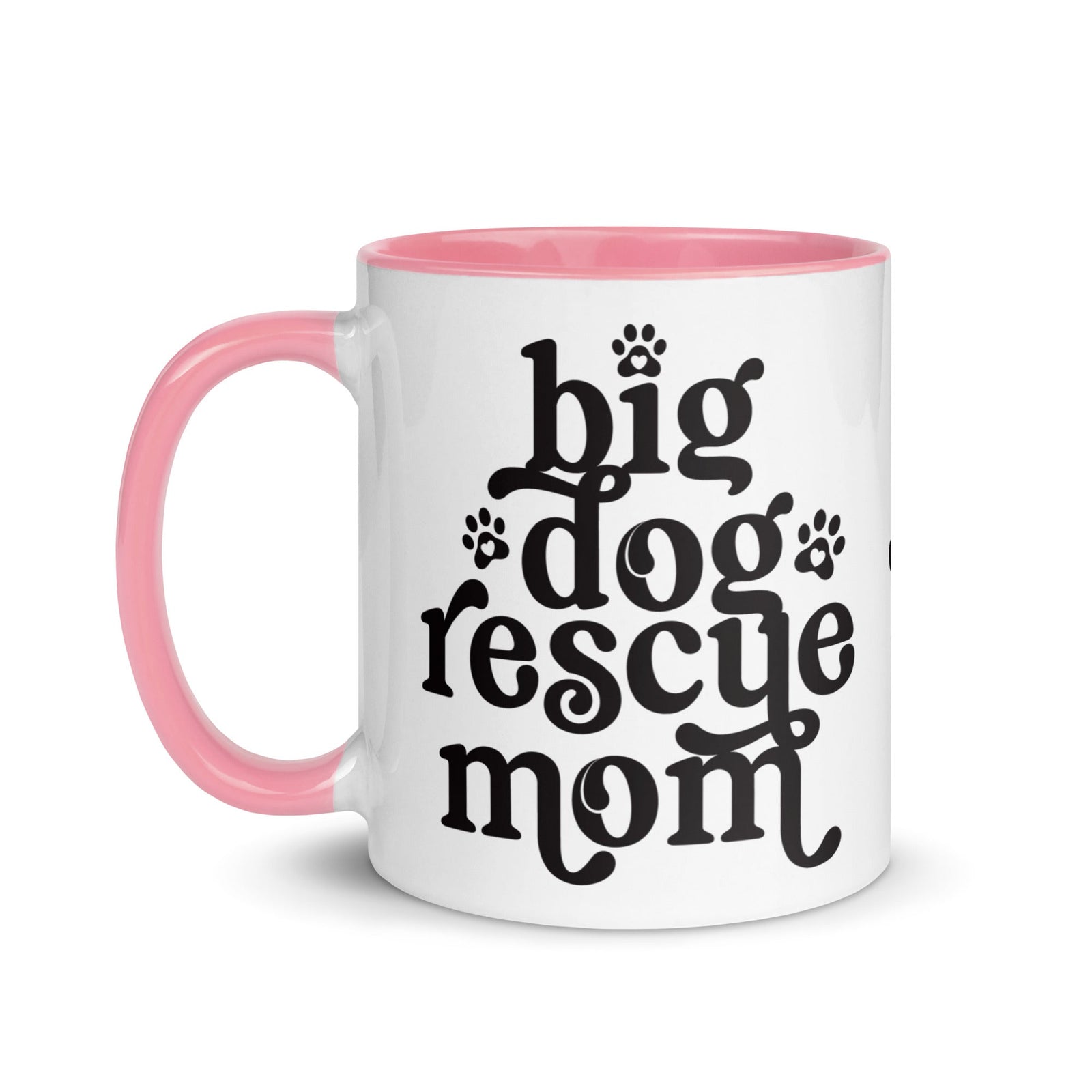 Big Dog Rescue Mom Mug with Color Inside - Lucy + Norman