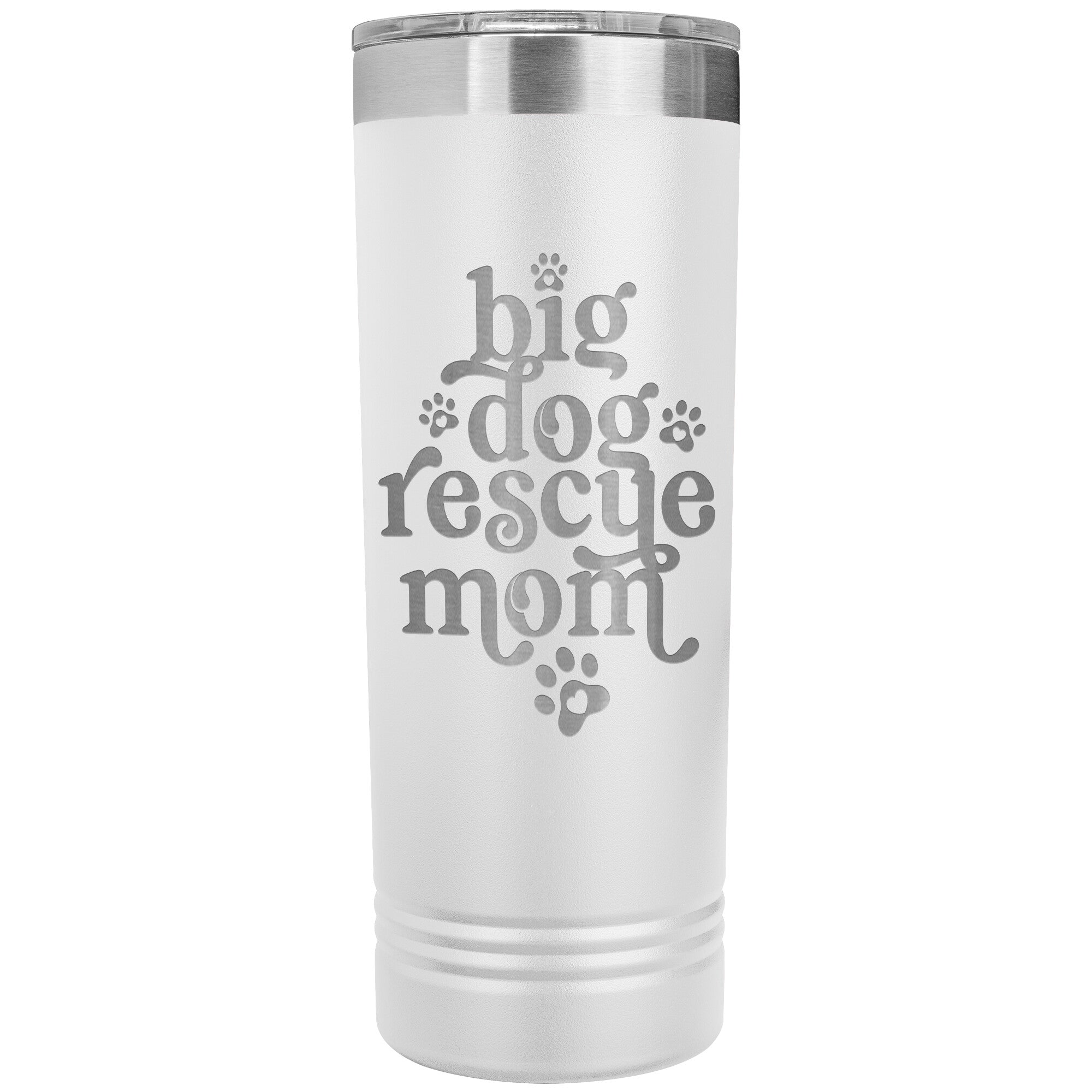 Big Dog Rescue Mom Skinny Tumbler - Lucy + Norman