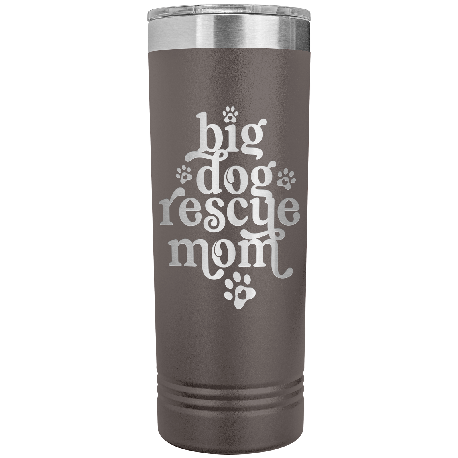 Big Dog Rescue Mom Skinny Tumbler