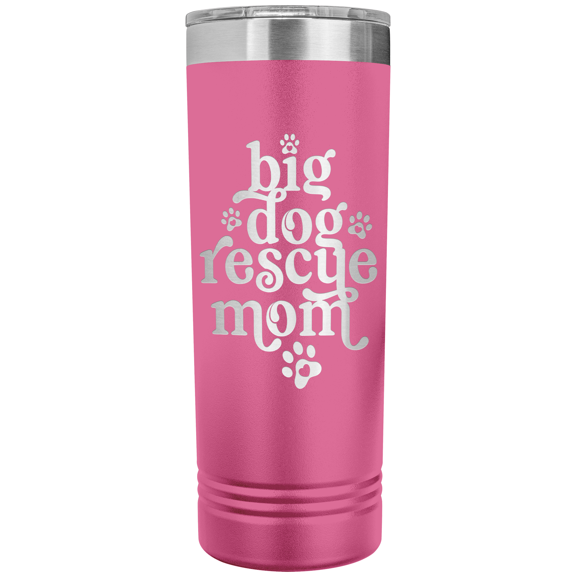 Big Dog Rescue Mom Skinny Tumbler