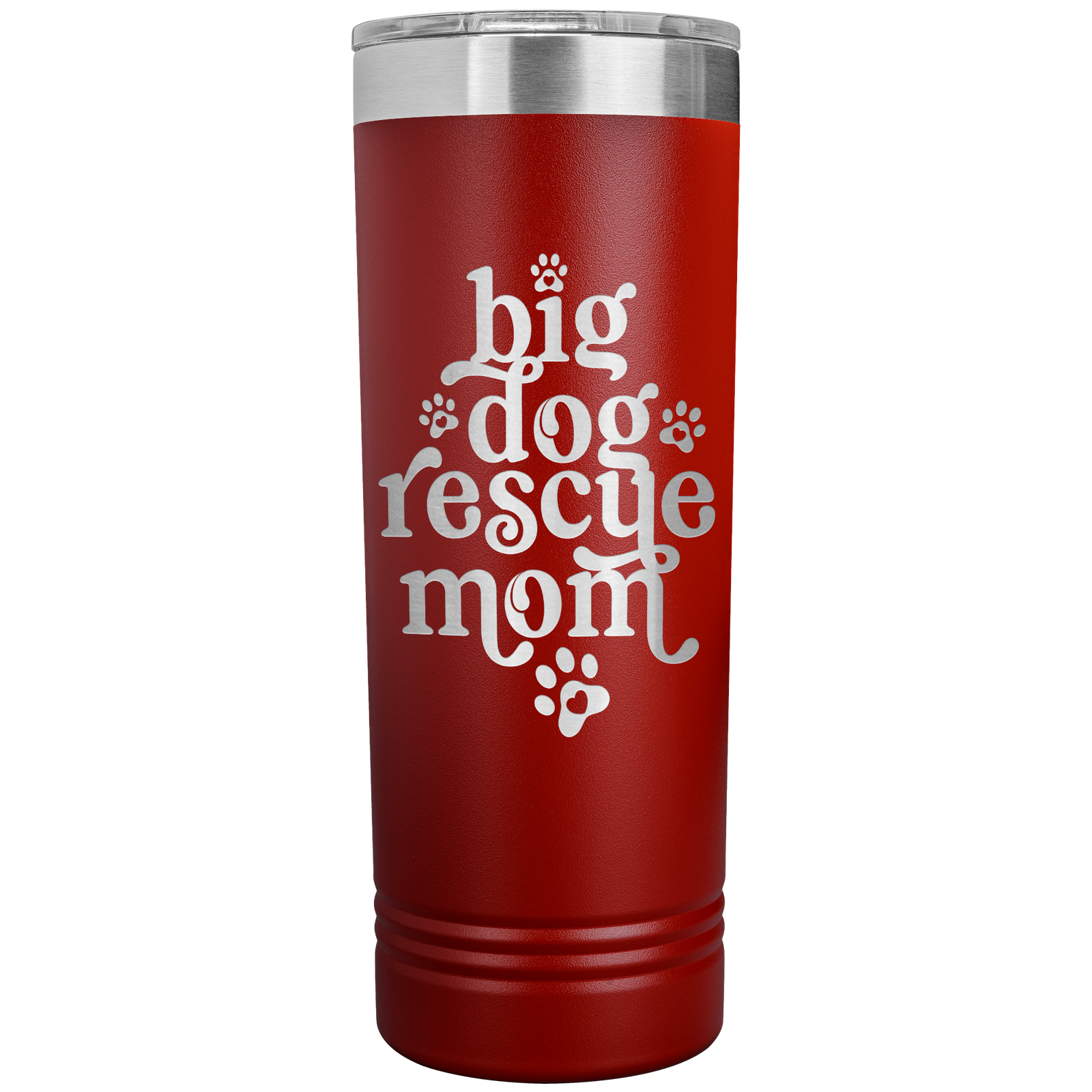 Big Dog Rescue Mom Skinny Tumbler